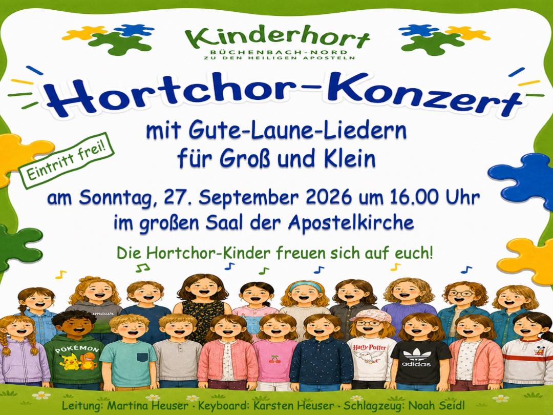 Hortchor-Konzert Plakat quer