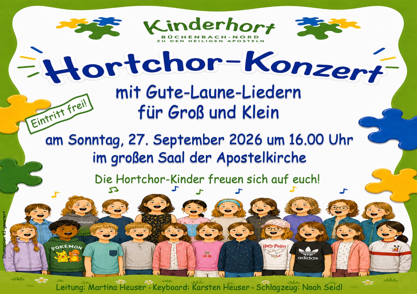 Hortchor-Konzert Plakat quer