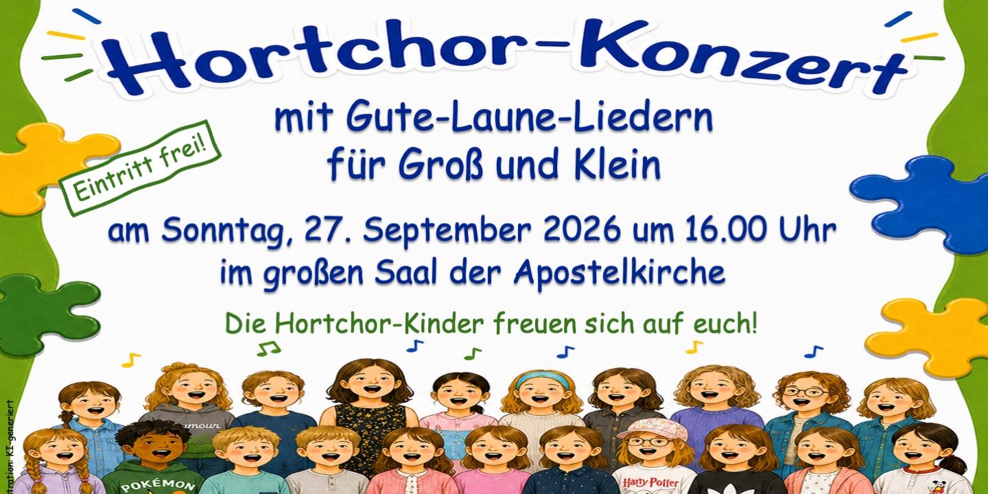 Hortchor-Konzert Plakat quer